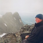 Birgit Hem på toppen av Oliskarstind Birgit Hem på toppen av Oliskarstind