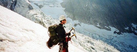 Klar for alt på Bødalsbreen. Klar for alt på Bødalsbreen.