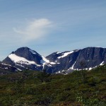 Beisfjordtøtta sett fra Sildvikdalen