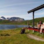 Lunsj ved Ytre Sildvikvatnet