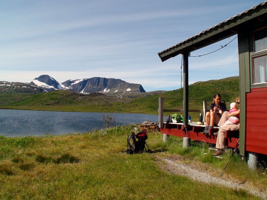 Lunsj ved Ytre Sildvikvatnet