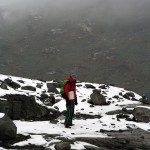 På vei ned fra Høgvagltindane På vei ned fra Høgvagltindane